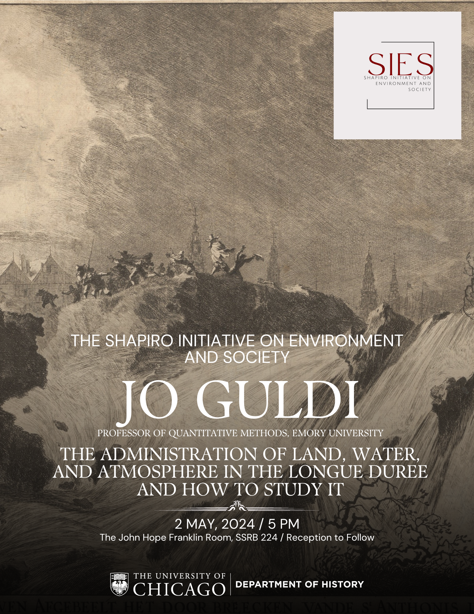 Poster for Jo Guldi's Lecture