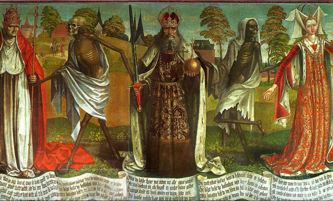 Danse Macabre by Bernt Notke, St. Nicholas' Church, Tallinn, late 15th century.