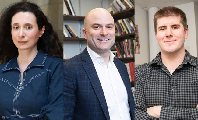 Professors Gilburd, Harrison, and Shaw
