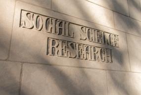 Social Science Research Building inscription